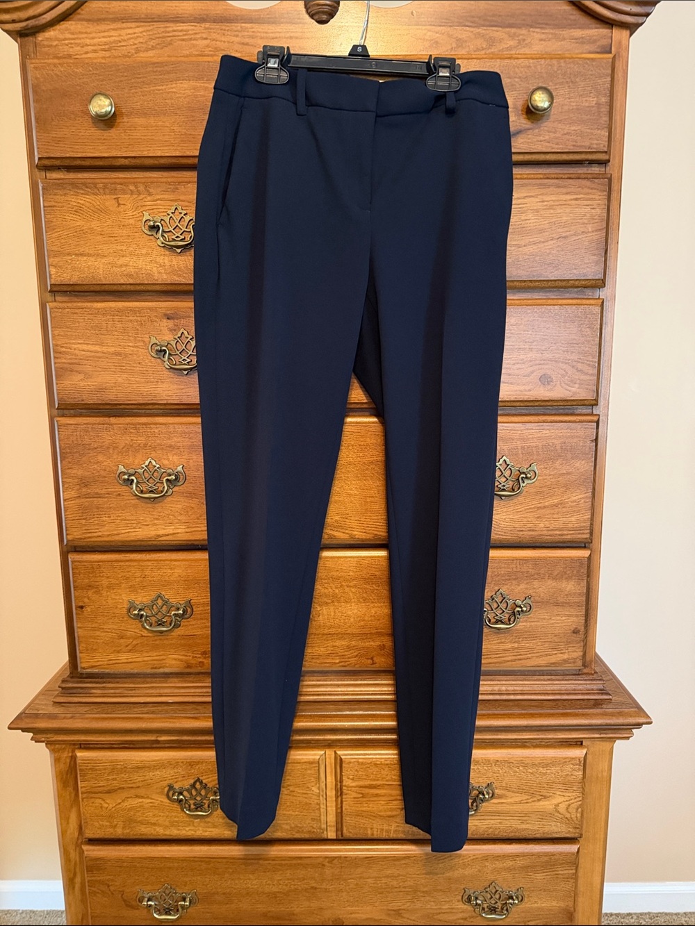 DKNY Women’s Navy Tailored Dress Pants